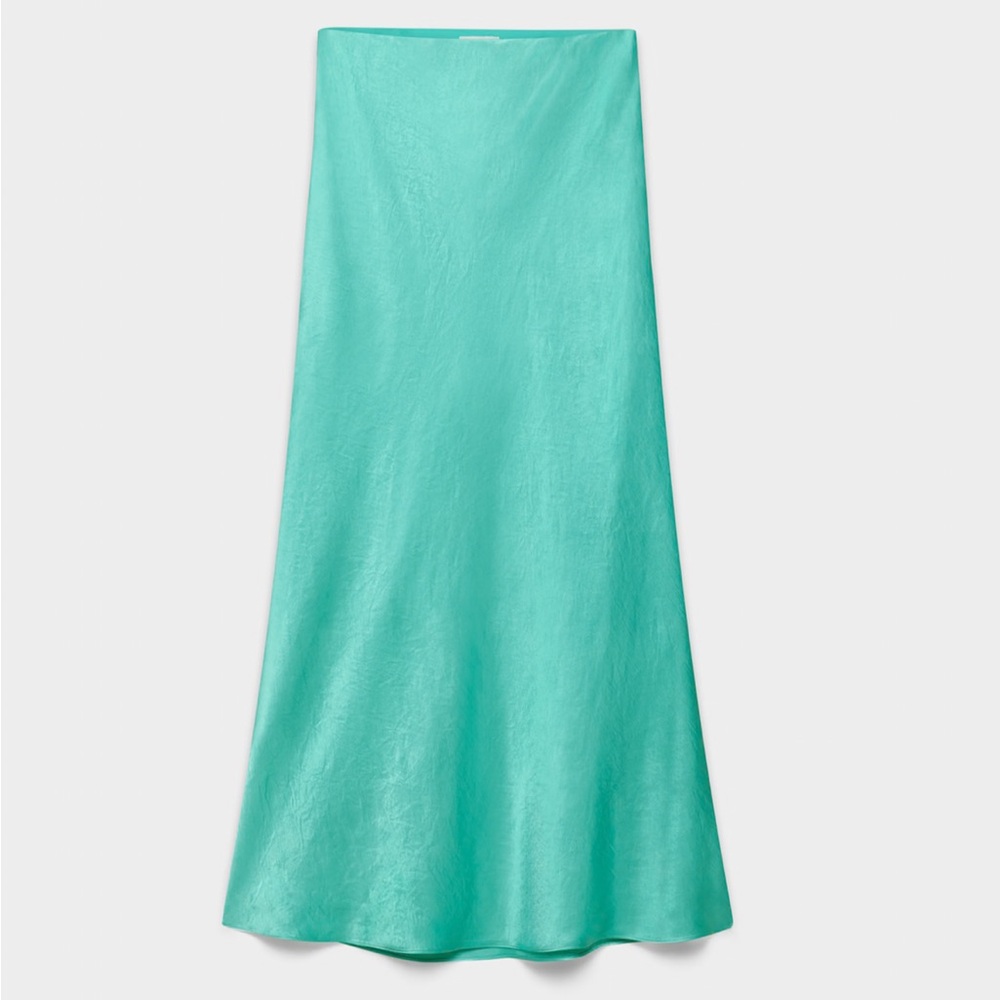 Slip Satin Midi Skirt - Aritzia